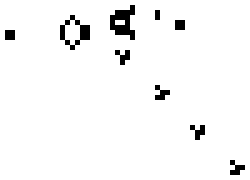 Glider Gun in Conway's Game of Life